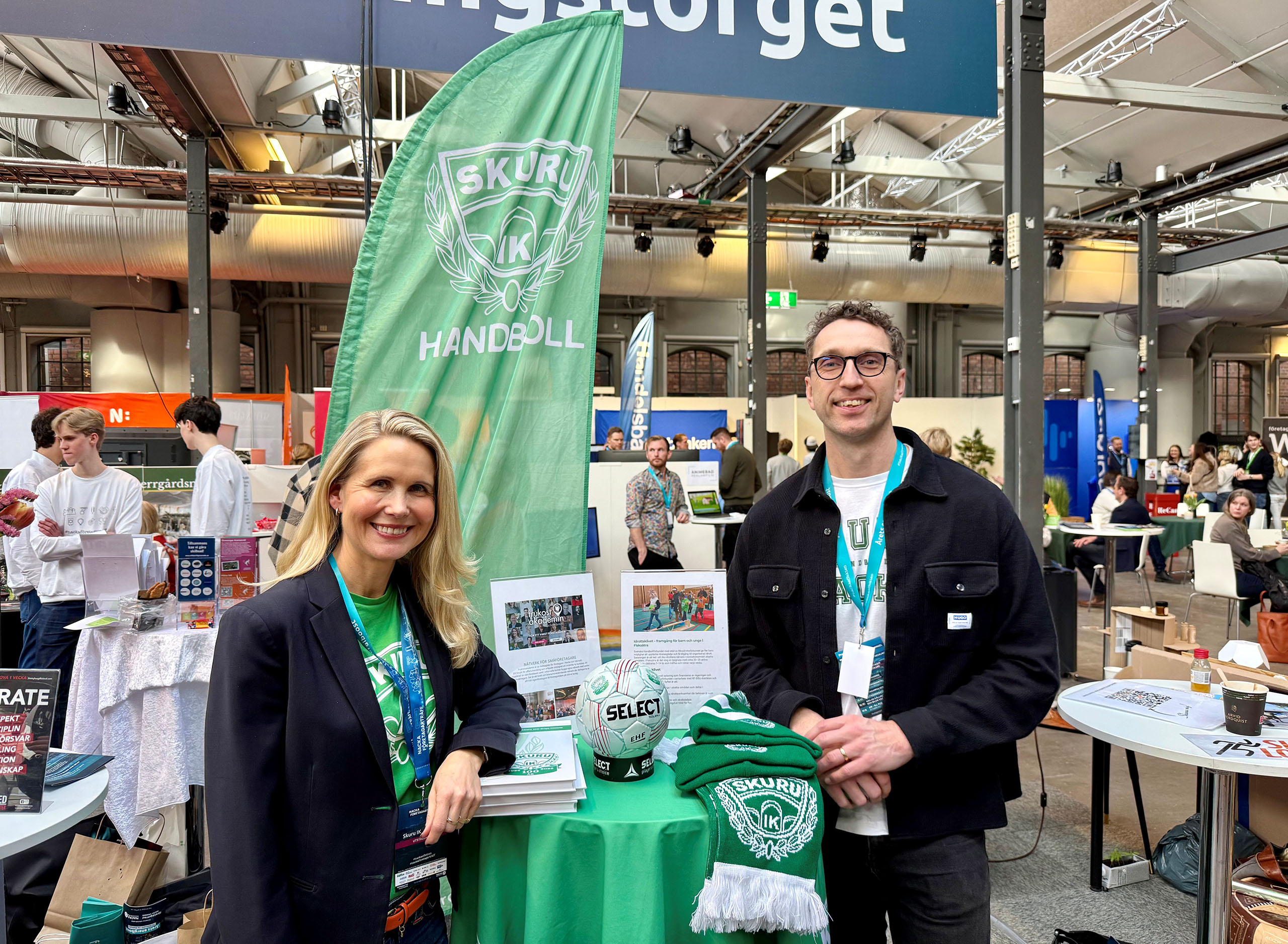 Marte Alvfalk och Magnus Ribbeklint