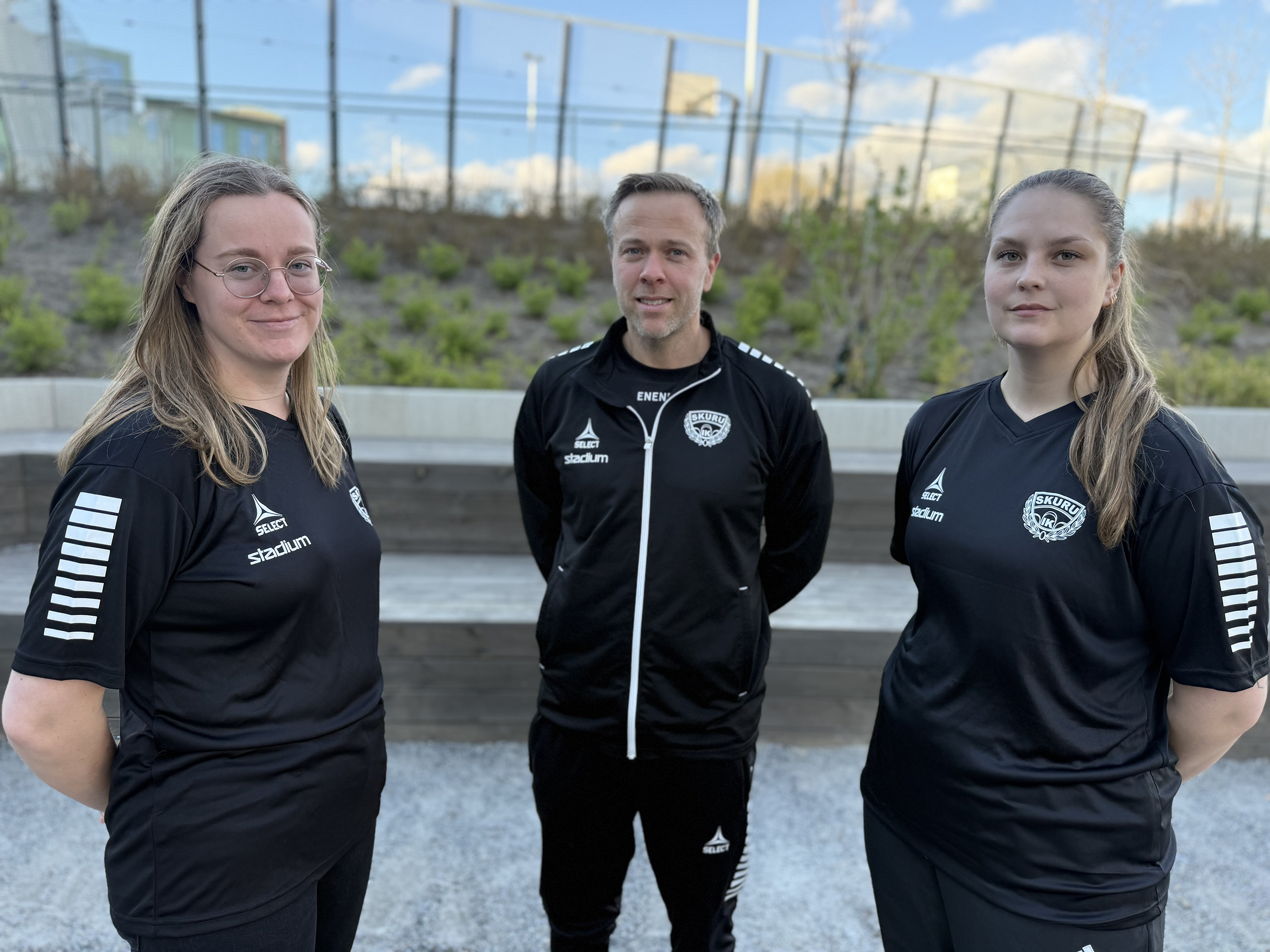 Sandra Lundin, Erik Larholm och Ella Palldan