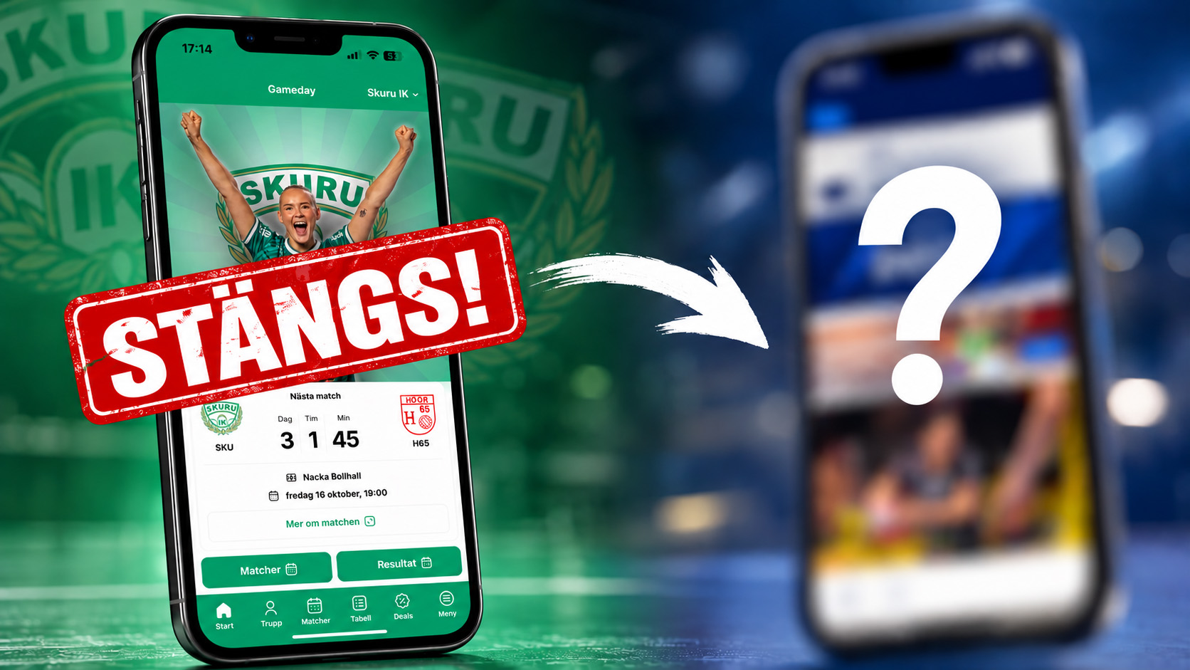 Gameday ersätts av ny app